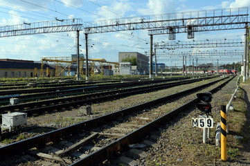 Fototapeta na wymiar Moscow-Passenger-Paveletskaya railway station