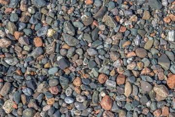 Pebble beach background.