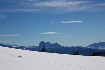 Skigebiet Jochtal unber&uuml;hrte Landschaft