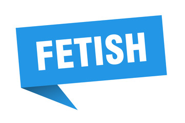 fetish speech bubble. fetish ribbon sign. fetish banner