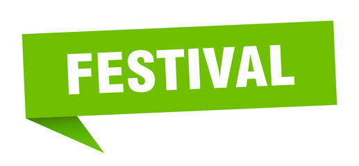 festival speech bubble. festival ribbon sign. festival banner