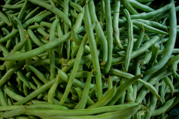 green beans in market