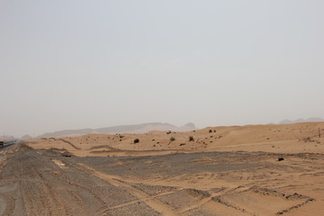 sand dunes in desert