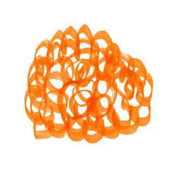 Abstract line markers cloud heap circles bright red yellow fire sun