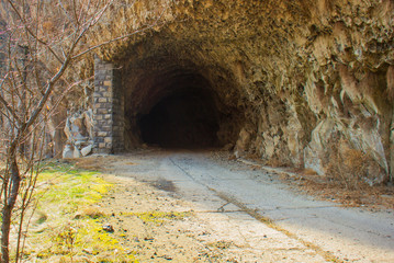 the tunnel near the iraq bunkers