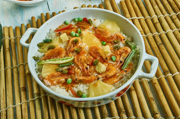 Baked Spanish risotto