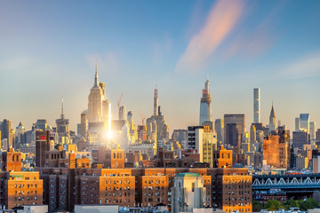 Fototapeta na wymiar New York City midtown skyline - beautiful cityscape
