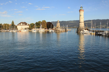 Hafeneinfahrt in Lindau (Bodensee)