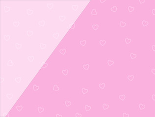 Two Layer of pink background,Valentines Concept.celebration of love.
