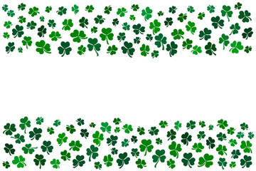 Fototapeta premium Green clover background