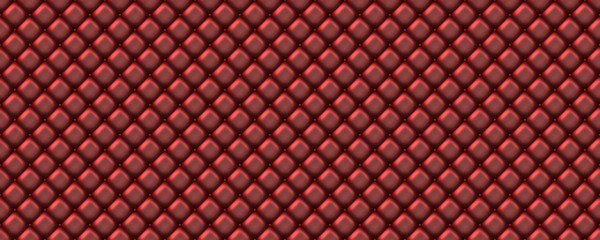3d material monza red diamond sofa leather texture background 