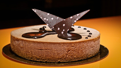 Chocolate mousse cake