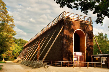 Gradierwerk im Kurpark von Bad Nauheim