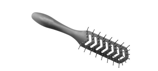 Barber combs on a white background