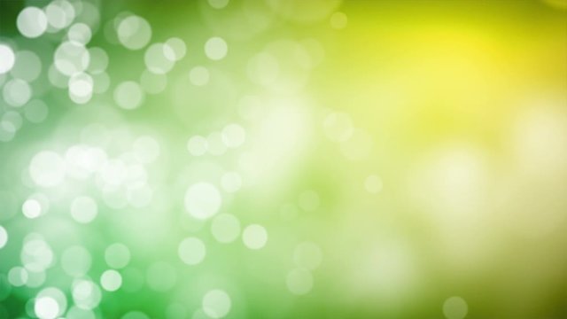 green bokeh blur background effect particles