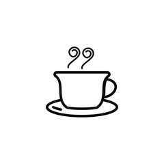 coffee icon vector design logo template EPS 10