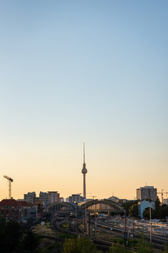 The Sunset over the Ostbahnhof I