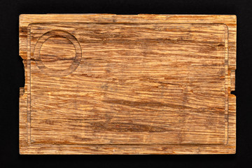 Scratched Wooden Cutting Board Background