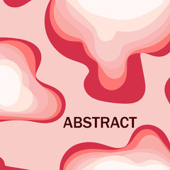 Trendy abstract background or card templates in modern colors, in popular art style