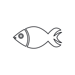 fish icon design vector logo template EPS 10