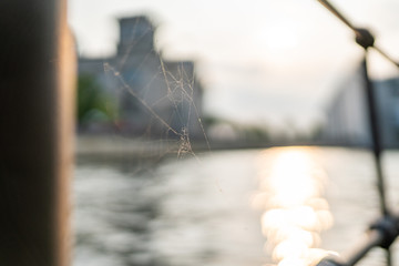 The Spider web at the Reichstag Building in Berlin