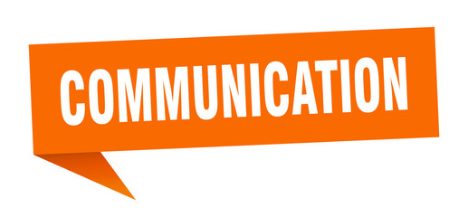 communication speech bubble. communication ribbon sign. communication banner