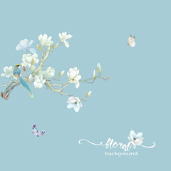 Watercolor flowers set,It's perfect for greeting cards,wedding invitation, wedding design,birthday and mothers day cards