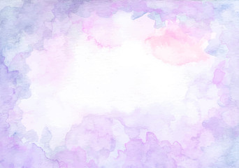 Obraz premium purple watercolor abstract texture background