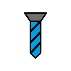 screw icon vector