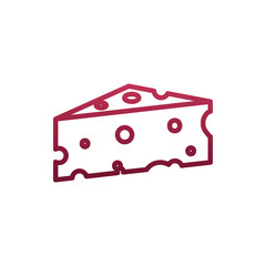 Isolated cheese food vector design