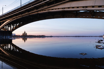 Evening city. Nizhny Novgorod