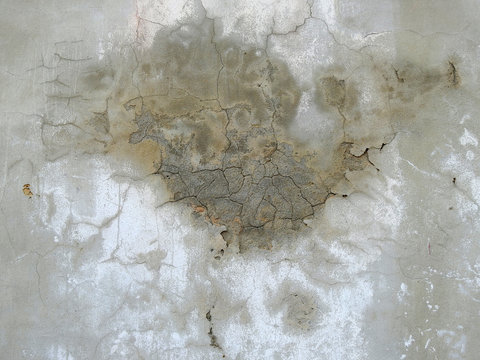 old cement wall with crack texture