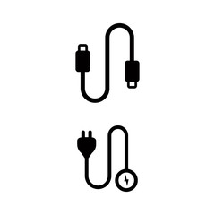 cable icon design vector logo template EPS 10