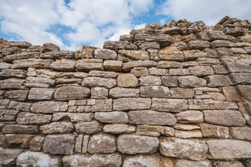 Ruins Of Ancient City Troy Or Trojan In Canakkale Turkey