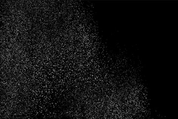 Fototapeta na wymiar Grain abstract texture isolated on black background. Noise design element. Distress overlay textured. Vector illustration,eps 10.