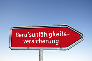 Wegweiser, Berufsunfähigkeitsversicherung