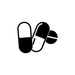 capsule icon vector design logo template EPS 10