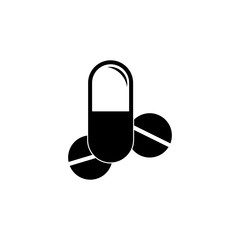 capsule icon vector design logo template EPS 10