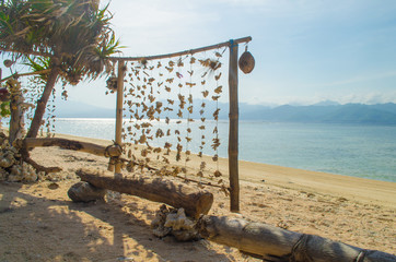 Gili Trawangan. Beautiful beach in the south of the island
