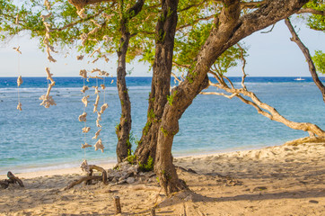 Gili Trawangan. Beautiful beach in the south of the island