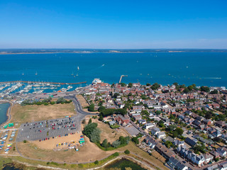 Aerial view of Yarmouth, Isle of Wight