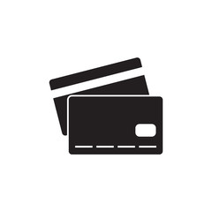 credit card icon vector design logo template EPS 10