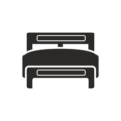 Bed icon design vector logo template EPS 10