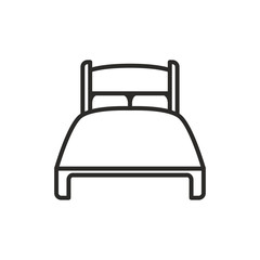 Bed icon design vector logo template EPS 10