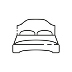 Bed icon design vector logo template EPS 10