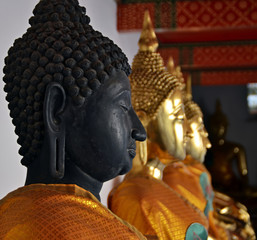 Statue of Gautama Buddha in Bangkok, Thailand. 