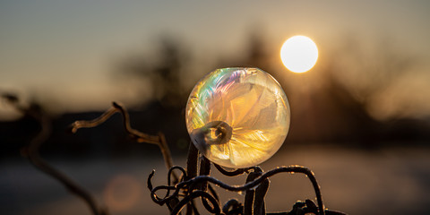 Gefrorene Seifenblasen, frozen bubbles