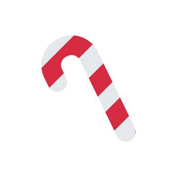 Isolated sweet candy cane vector design