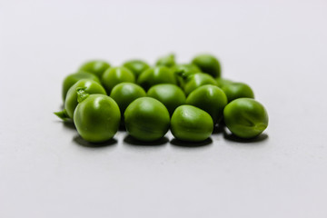 A picture of green peas
