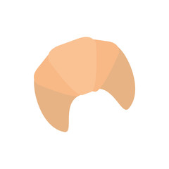 Isolated croissant bread vector design